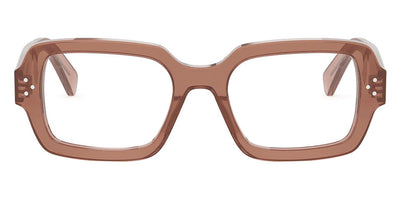Celine® CL50147I CLN CL50147I 047 51 - Shiny Beige Sand Transparent Eyeglasses