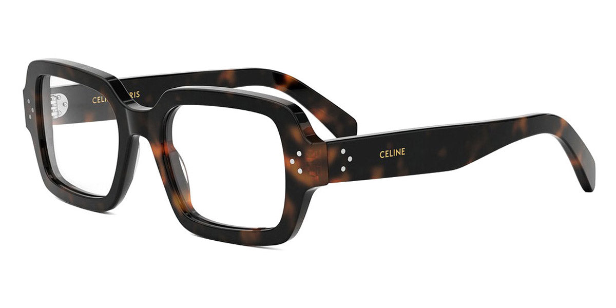 Celine® CL50147I CLN CL50147I 052 51 - Shiny Dark Havana Eyeglasses