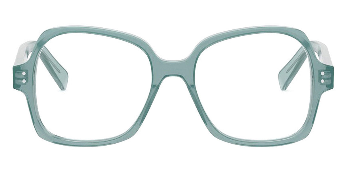 Celine® CL50148I CLN CL50148I 093 53 - Shiny Lime Transparent Eyeglasses