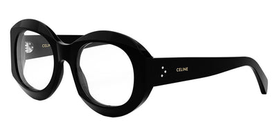 Celine® CL50149I CLN CL50149I 001 53 - 001 Shiny Black Eyeglasses