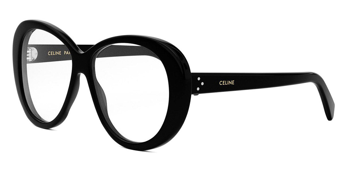 Celine® CL50150I CLN CL50150I 001 57 - 001 Shiny Black Eyeglasses