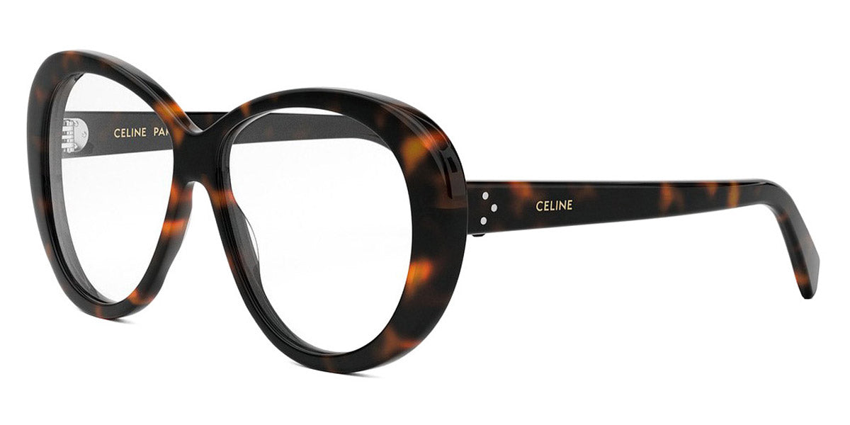 Celine® CL50150I CLN CL50150I 052 57 - 052 Shiny Dark Havana Eyeglasses