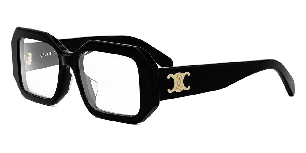 Celine® CL50155F CLN CL50155F 001 53 - 001 Shiny Black Eyeglasses