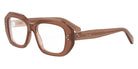 Celine® CL50156I CLN CL50156I 048 54 - 048 Shiny Brown Eyeglasses