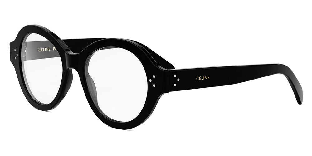Celine® CL50157I CLN CL50157I 001 52 - 001 Shiny Black Eyeglasses