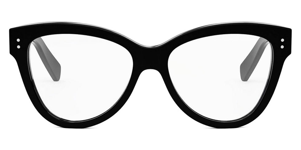 Celine® CL50158I CLN CL50158I 001 55 - 001 Shiny Black Eyeglasses