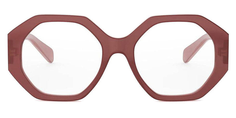 Celine® CL50161I CLN CL50161I 047 54 - 047 Shiny Brown Eyeglasses