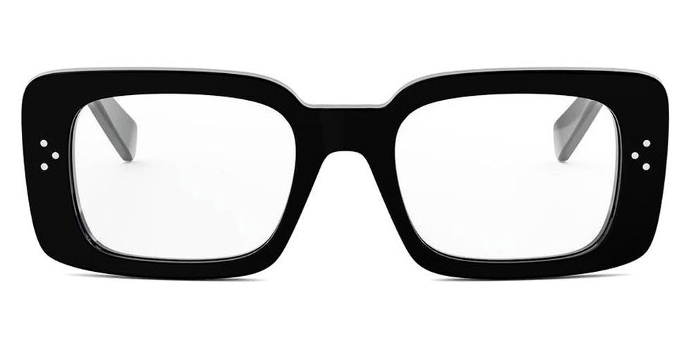 Celine® CL50163I CLN CL50163I 001 51 - 001 Shiny Black Eyeglasses