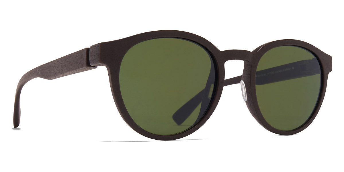 Mykita® COLEMAN MYK COLEMAN MD22 Ebony Brown / Green Solid 51 - MD22 Ebony Brown / Green Solid Sunglasses