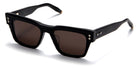 AKONI® Columba AKO Columba 100D 54 - Scraped Matte Black Sunglasses