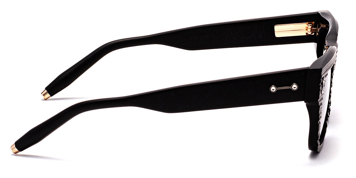 AKONI® Columba AKO Columba 100D 54 - Scraped Matte Black Sunglasses