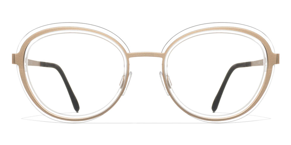 Blackfin® CORTES BLF CORTES 1096 49 - Gold/Crystal Acetate Eyeglasses