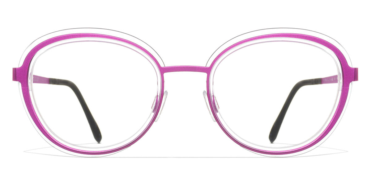 Blackfin® CORTES BLF CORTES 1139 49 - Magenta/Crystal Acetate Eyeglasses