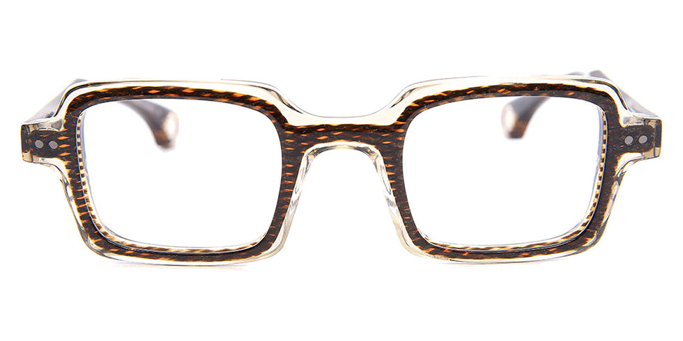 Blake Kuwahara® CORTONA BLK CORTONA BROWN WEAVE 46 - BROWN WEAVE Eyeglasses