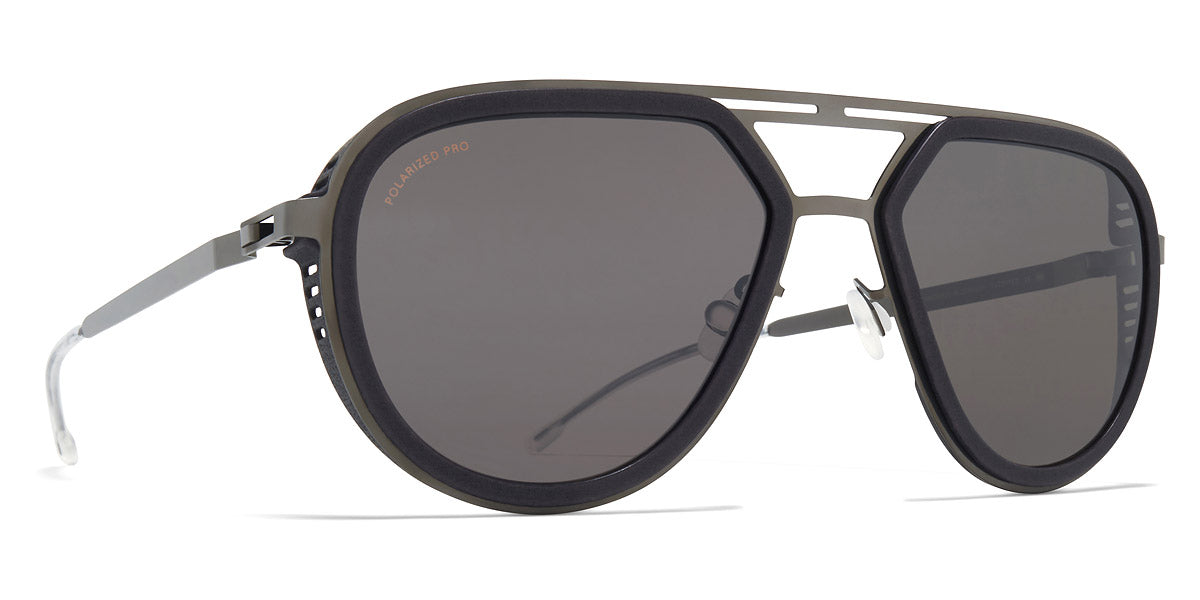 Mykita® CYPRESS MYK CYPRESS MH60 Slate Grey/Shiny Graphite / Polarized Pro Hi-Con Grey 54 - MH60 Slate Grey/Shiny Graphite / Polarized Pro Hi-Con Grey Sunglasses