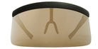 Mykita® DAISUKE MYK DAISUKE MD1 Pitch Black / Gold Flash Shield 165 - MD1 Pitch Black / Gold Flash Shield Sunglasses