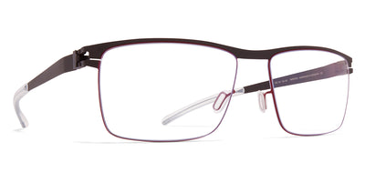 Mykita® DALTON MYK DALTON Ebony Brown/Cranberry 58 - Ebony Brown/Cranberry Eyeglasses