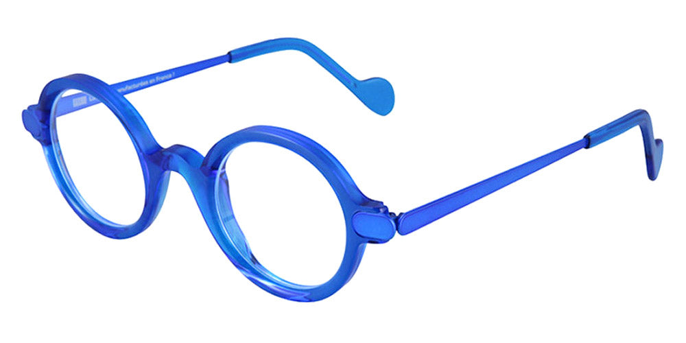NaoNed® Damgan NAO Damgan 70BE 43 - 70BE Transparent Electric Blue/Dark Neon Blue Eyeglasses