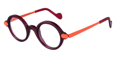 NaoNed® Damgan NAO Damgan 77VI 43 - Transparent Violet Pink / Gurvan Orange Eyeglasses