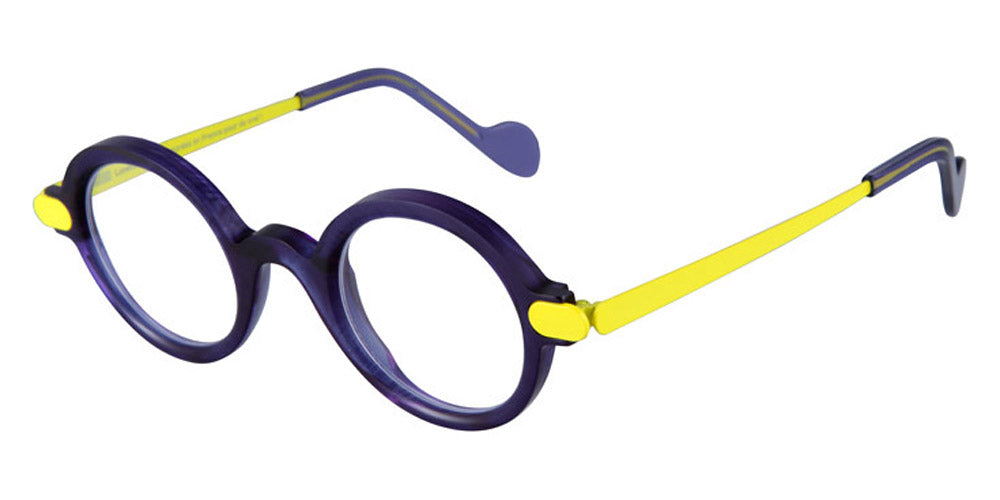 NaoNed® Damgan NAO Damgan 78BL 43 - Transparent Blue / Neon Yellow Eyeglasses