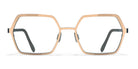 Blackfin® DANZICA BLF DANZICA 1377 54 - Amber Gold/Dark Blue Eyeglasses