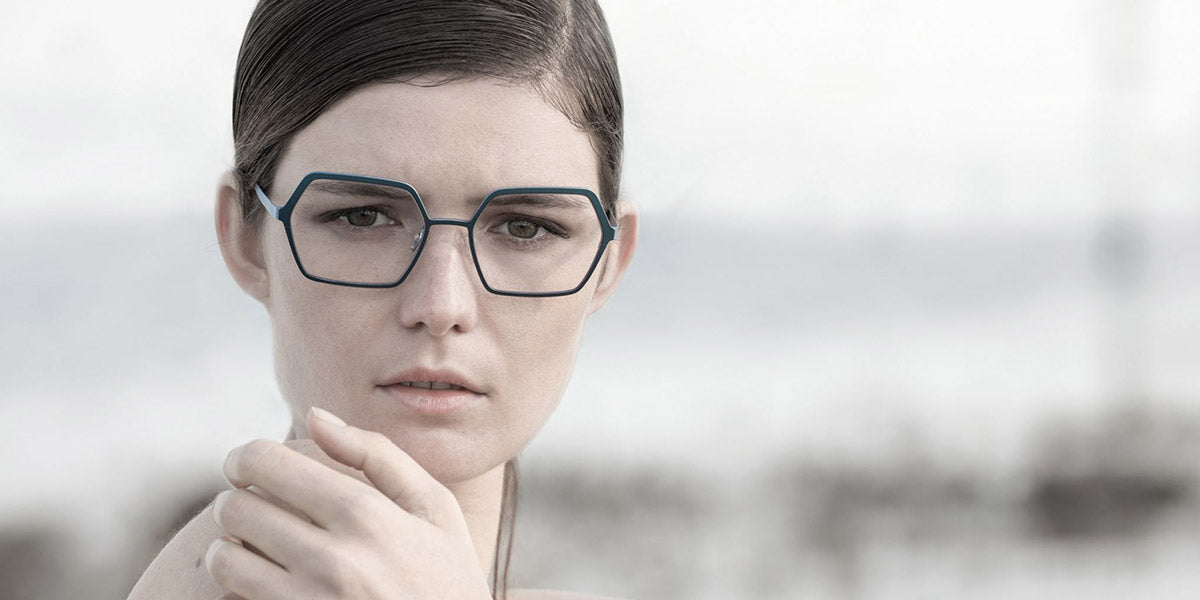 Blackfin® DANZICA BLF DANZICA 1377 54 - Amber Gold/Dark Blue Eyeglasses