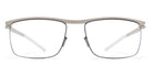 Mykita® DARCY MYK DARCY Matte Silver/Black 54 - Matte Silver/Black Eyeglasses