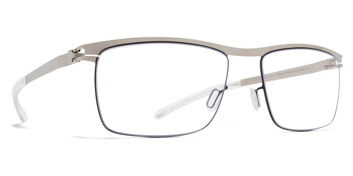 Mykita® DARCY MYK DARCY Matte Silver/Black 54 - Matte Silver/Black Eyeglasses