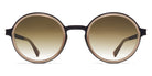 Mykita® DAYO MYK DAYO A70 Black/Taupe / Raw Brown Gradient 46 - A70 Black/Taupe / Raw Brown Gradient Sunglasses