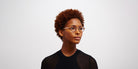 Mykita® DAYO MYK DAYO A60 Champagne Gold/Pine Honey 46 - A60 Champagne Gold/Pine Honey Eyeglasses