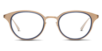 SALT.® DEVON-V SAL DEVON-V CPAG 49 - Copper/Antique Gold with Indigo Blue Inserts Eyeglasses