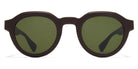 Mykita® DIA MYK DIA MD22 Ebony Brown / Green Solid 47 - MD22 Ebony Brown / Green Solid Sunglasses