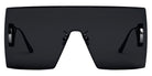 Dior® 30Montaigne M1U D 30MTM1UXR H0A0 142 - Shiny Gun/ Lenses Smoke Organic Sunglasses