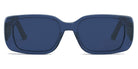 Dior® WILDIOR S2U CD WILDIOR S2U 30B0 53 - Translucent Blue / Lenses Blue Organic Sunglasses