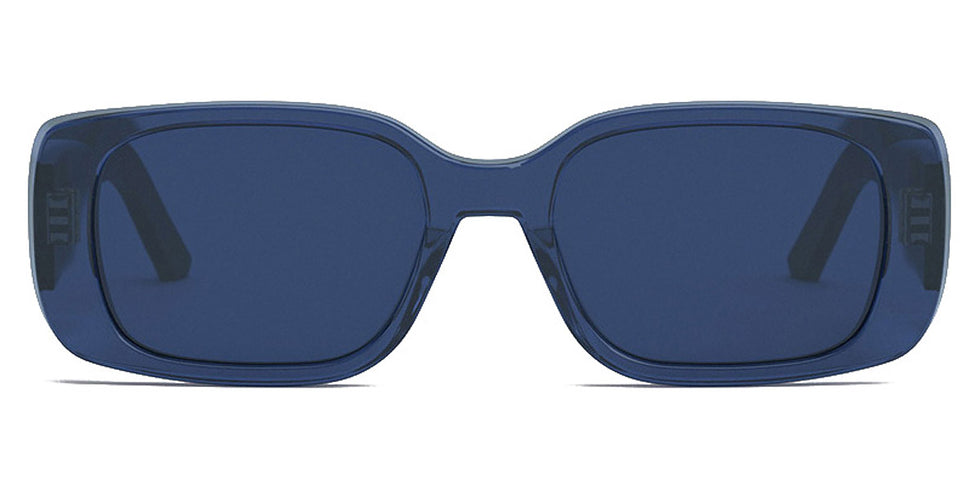 Dior® WILDIOR S2U CD WILDIOR S2U 30B0 53 - Translucent Blue / Lenses Blue Organic Sunglasses