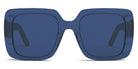Dior® WILDIOR S3U CD WILDIOR S3U 30B0 55 - Translucent Blue / Lenses Blue Organic Sunglasses