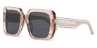 Dior® WILDIOR S3U CD WILDIOR S3U 40A0 55 - Translucent Nude / Lenses Grey Organic Sunglasses