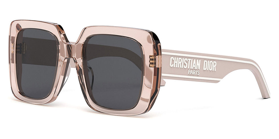 Dior® WILDIOR S3U CD WILDIOR S3U 40A0 55 - Translucent Nude / Lenses Grey Organic Sunglasses