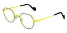 NaoNed® Distribil NAO Distribil 7868 48 - 7868 Matte Bright Blue/Fluorescent Yellow Eyeglasses