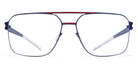 Mykita® DON MYK DON Navy/Rusty Red 58 - Navy/Rusty Red Eyeglasses