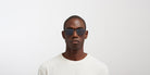 Mykita® DONOVAN MYK DONOVAN Black/White / Polarized Pro Hi-Con Grey 55 - Black/White / Polarized Pro Hi-Con Grey Sunglasses