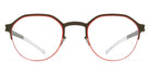 Mykita® DORIAN MYK DORIAN Camougreen/Tangerine 45 - Camougreen/Tangerine Eyeglasses