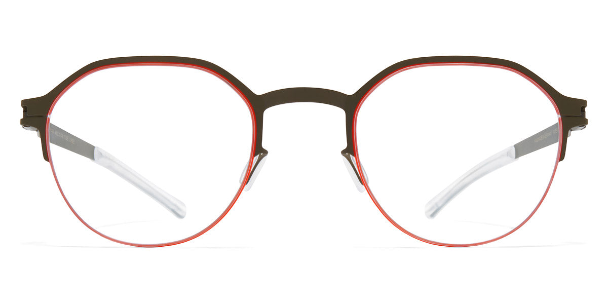 Mykita® DORIAN MYK DORIAN Camougreen/Tangerine 45 - Camougreen/Tangerine Eyeglasses