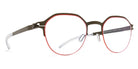 Mykita® DORIAN MYK DORIAN Camougreen/Tangerine 45 - Camougreen/Tangerine Eyeglasses