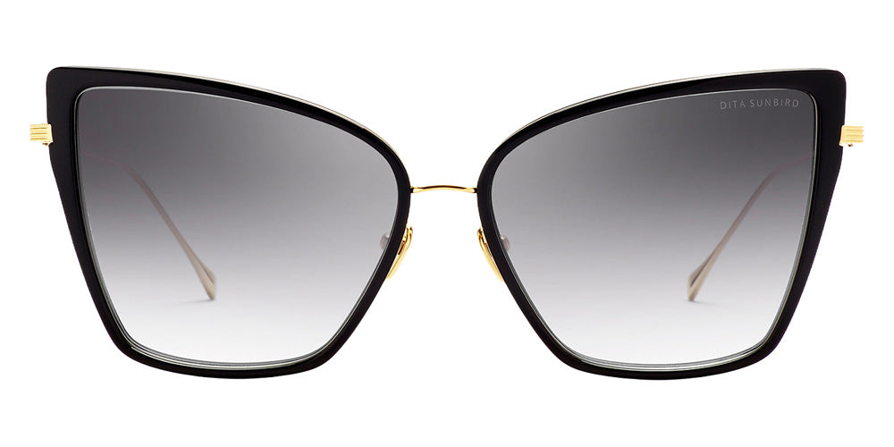 Dita® Sunbird Sunglasses DT 21013-A-BLK-GLD-59-Z 59 - Black/Gold