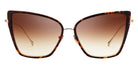 Dita® Sunbird Sunglasses DT 21013-B-TRT-GLD-59-Z 59 - Tortoise/Gold