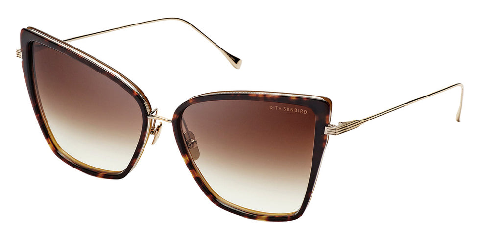 Dita® Sunbird Sunglasses DT 21013-B-TRT-GLD-59-Z 59 - Tortoise/Gold