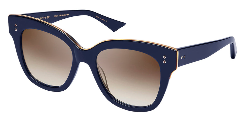 Dita® DAY TRIPPER Sunglasses DT 22031-D-NVY-GLD-55-Z 55 - Navy-Navy Swirl/Gold