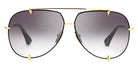 Dita® TALON Sunglasses DT 23007-A-BLK-GLD-62-Z 62 - Black/Yellow Gold