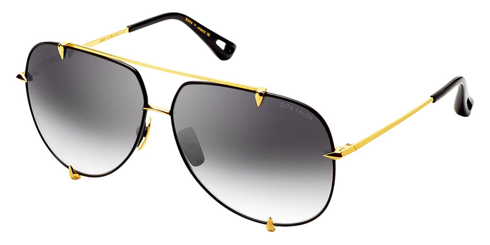 Dita® TALON Sunglasses DT 23007-A-BLK-GLD-62-Z 62 - Black/Yellow Gold